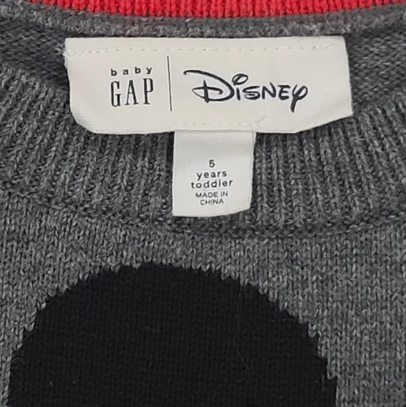 HOST PICK! Gap Disney Mickey Toddler Boys Sweater, 5 Years - Picture 4 of 7